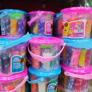 12pcs-1dibba_Super Light Clay Air Drying Light Polymer Plasticine Modelling Handmade Educational Toy