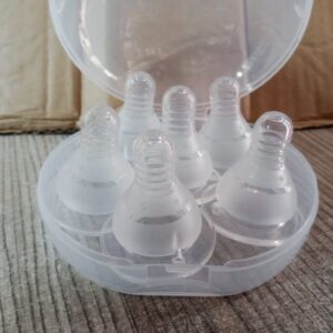 Baby Silicone Nipple Soft Silicone -6pcs With Box