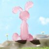 Baby full Silicone Teether hand rattle fitness soft rabbit educational toy CN -1pcs (Any Color) - Image 4