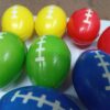 Rugby sponge ball to decompress and decompress hand-held pinch ball toy elastic American and British style -1pcs  (any color) - Image 8