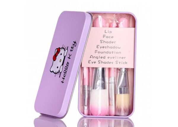Fexja Mini Makeup Brush Set -1Set - Combo (Any Color) - Image 3