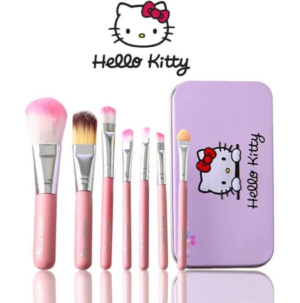Fexja Mini Makeup Brush Set -1Set - Combo (Any Color) - Image 5