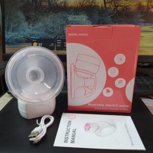 Wearable electric Rechargeable breast pump Portable painless mute massager- 1Pieces (Any Color)