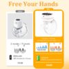 Wearable electric Rechargeable breast pump Portable painless mute massager- 1Pieces (Any Color) - Image 10