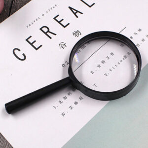 Magnifying glass, plastic reading, 60mm, optics -1pcs