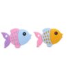 Baby teether, baby molar stick, chewing gum, small fish soft silicone, anti-eating hand artifact -1pcs (Any Color) - Image 2