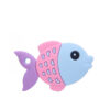Baby teether, baby molar stick, chewing gum, small fish soft silicone, anti-eating hand artifact -1pcs (Any Color) - Image 4