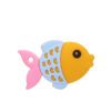 Baby teether, baby molar stick, chewing gum, small fish soft silicone, anti-eating hand artifact -1pcs (Any Color) - Image 5