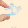 Cartoon series silicone teether baby teething silicone teether turtle octopus animal silicone teething toy -1pcs (Any Color) - Image 8