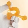 Baby teether cartoon style pony silicone anti-eating hand teether baby molar stick boiled in water high temperature bite gum fun -1pcs (Any Color) - Image 9