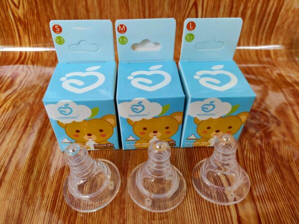Baby Silicone Nipple Soft Silicone all Sizes CN -1pcs - Image 3