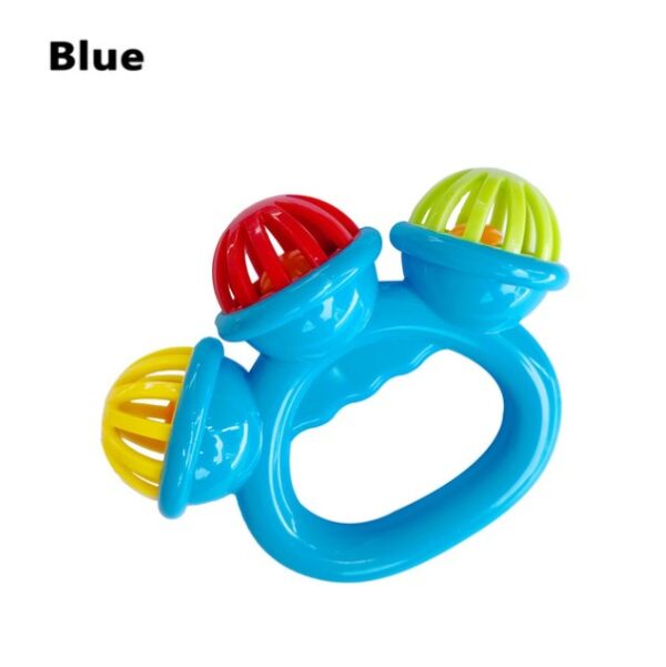Baby Hand bell Teether With jhunjhuni CN -1pcs (Any Color) - Image 3