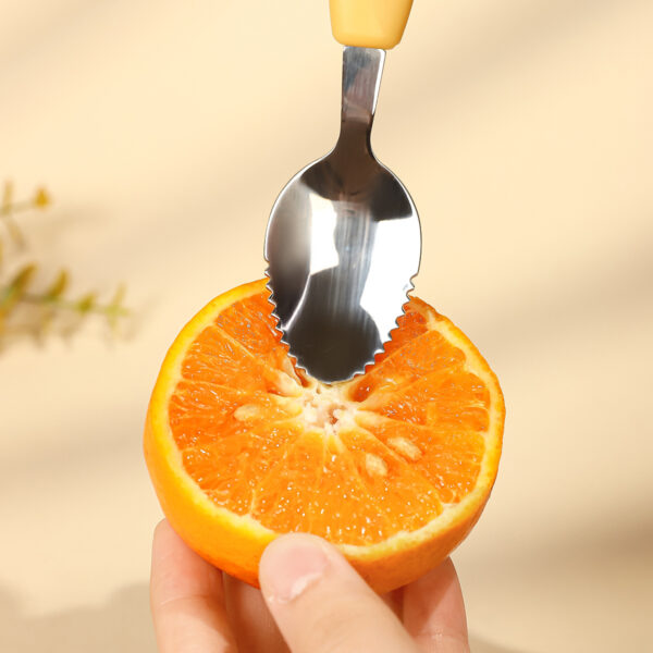 Baby silicon spoon fruit mud artifact baby supplementary food spoon baby double head scrape mud spoon -1pcs  (Any Color) - Image 14