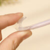Baby silicon spoon fruit mud artifact baby supplementary food spoon baby double head scrape mud spoon -1pcs  (Any Color) - Image 10