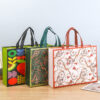 Non-woven tote bags clothing store bags custom laminated clothing shopping bags fashion women's men's gift bags -1pcs (Any Color)
