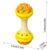 Soft glue Dumbbell Baby Hand Teether With jhunjhuni CN -1pcs (Any Color) - Image 2