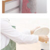 Kitchen cooking apron waterproof and oil-proof sleeveless smock with two sides for wiping hands men and women work striped apron -1pcs (Any Color) - Image 11