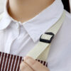 Kitchen cooking apron waterproof and oil-proof sleeveless smock with two sides for wiping hands men and women work striped apron -1pcs (Any Color) - Image 3