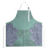 Kitchen cooking apron waterproof and oil-proof sleeveless smock with two sides for wiping hands men and women work striped apron -1pcs (Any Color) - Image 6