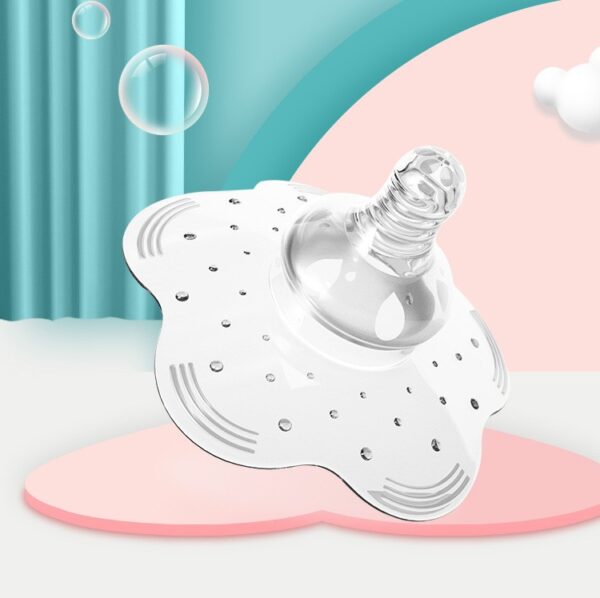 All-silicone breast pads, nipple-style breast shields, breastfeeding anti-milk pads -1pcs - Image 12