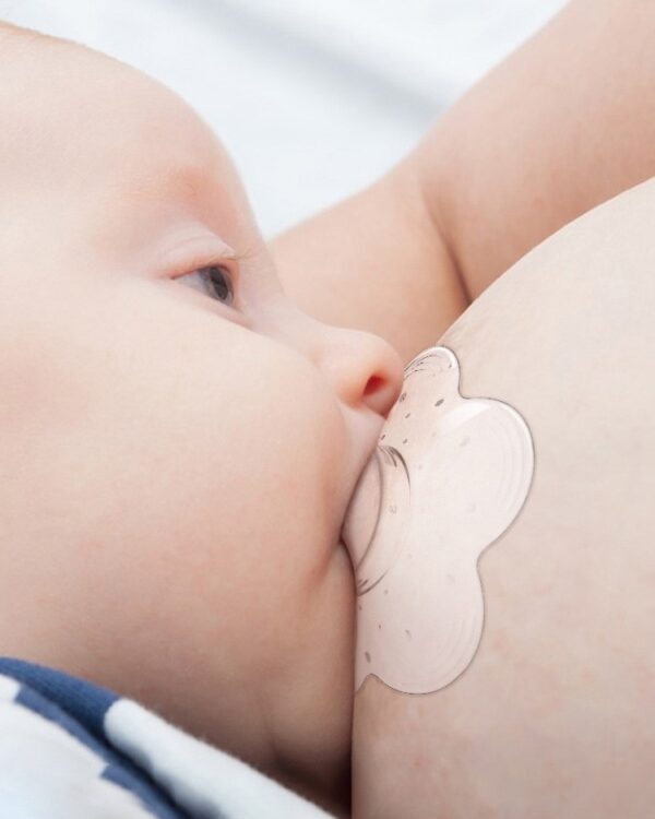 All-silicone breast pads, nipple-style breast shields, breastfeeding anti-milk pads -1pcs