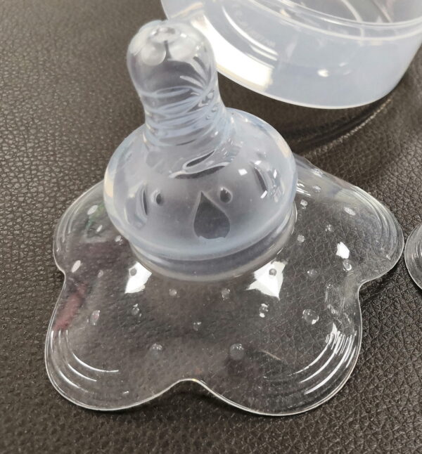 All-silicone breast pads, nipple-style breast shields, breastfeeding anti-milk pads -1pcs - Image 13