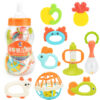 9pcs 1set Premium Children's teether early education training set toy for Baby Hand Teether With jhunjhuni CN - Image 3