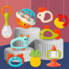 9pcs 1set Premium Children's teether early education training set toy for Baby Hand Teether With jhunjhuni CN - Image 7