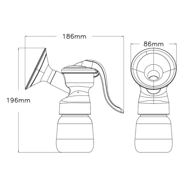 Postpartum manual breast milk collector Breast Feeding Pump -1pcs (Miss Baby) - Image 12