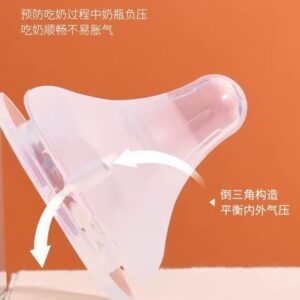 Pigeon 5cm wide diameter nipple breast milk real feeling bottle accessories anti-flatulence mother -1pcs (Any Color)
