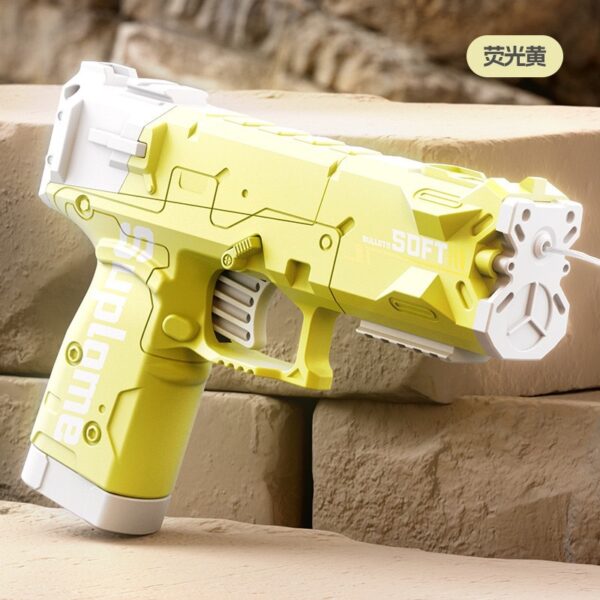 Manual burst ice blast water gun Toys revolver water gun water fight Printing Glock Water Gun -1pcs (Any Color) - Image 6