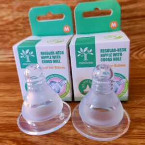 Baby Silicone Nipple Soft Silicone Cross Hole CN -1pcs