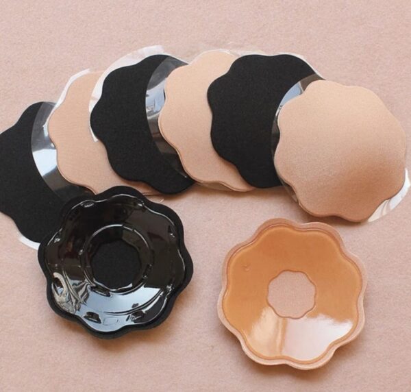 Invisable Silicone Skin Friendly soft underwear for swimming Bra Straps BreastPad -2pcs - Image 3