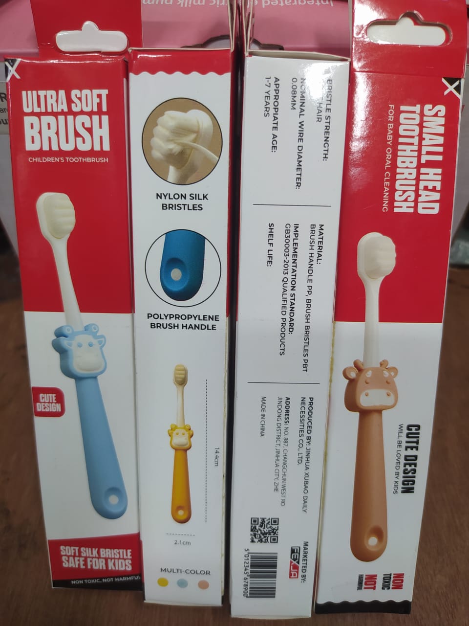 FEXJA Children's ultra soft toothbrush, pack for early age, 2-6-12 years -1pcs - Image 12