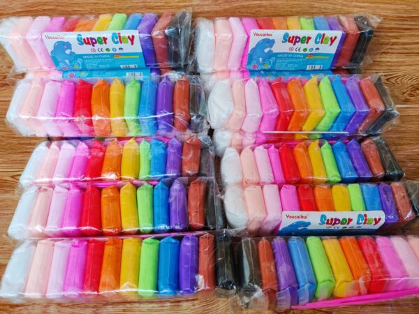 Super Light Clay Air Drying with 3 Tools Light Polymer Plasticine Modelling Handmade 12pcs -1pac - Image 4