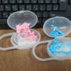 Silica gel children's pacifier, protective storage box, chain BABY Chain CHUSNI / Teether CN -1pcs  (Any Color) - Image 7