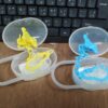 Silica gel children's pacifier, protective storage box, chain BABY Chain CHUSNI / Teether CN -1pcs  (Any Color) - Image 5