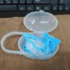 Silica gel children's pacifier, protective storage box, chain BABY Chain CHUSNI / Teether CN -1pcs  (Any Color) - Image 2