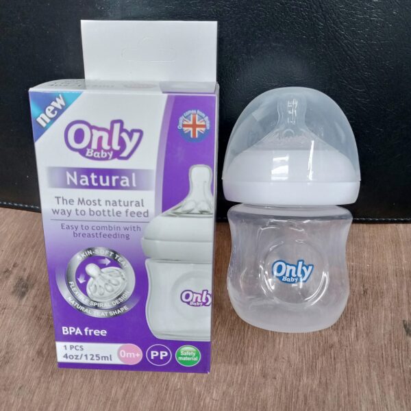 Baby Feeding bottle 125ml (Only Baby) -1pcs (Any Color) - Image 3