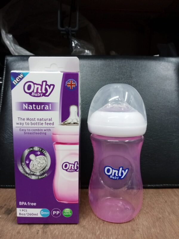 Baby Feeding bottle 260ml (Only Baby) -1pcs (Any Color) - Image 3