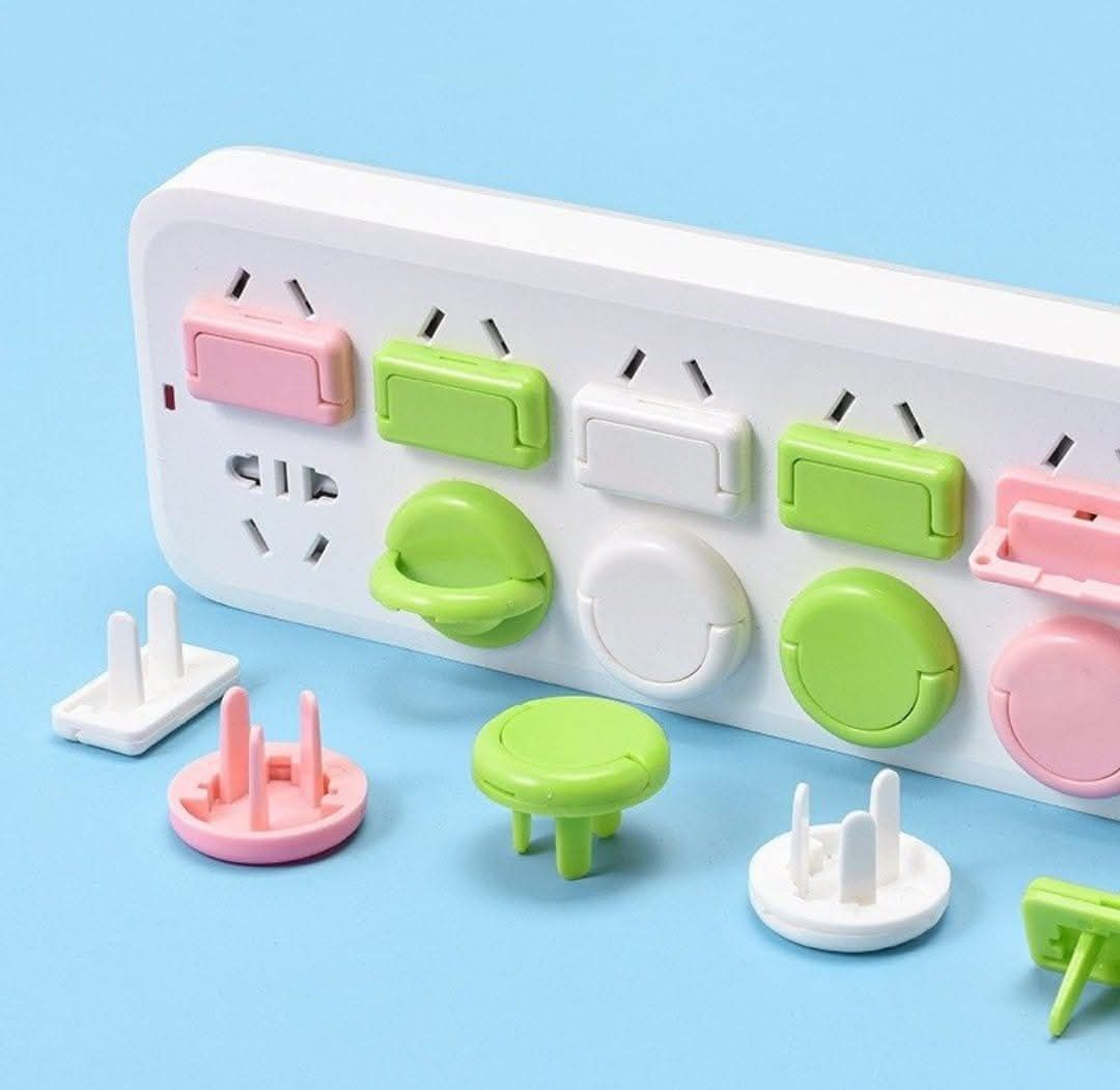 10pcs Multiplag Protector Children's safety products European standard anti-electric shock power protection socket safety cover children's socket protection cover (Any Color) - Image 11
