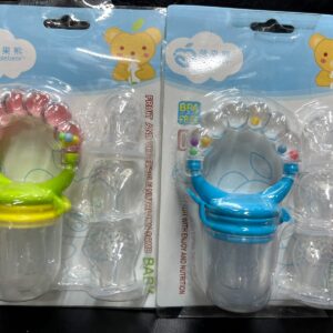 Baby Fruit Chusni with 3 Silicone Nipple CN -1pcs {Any Color}