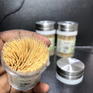 Natural BambooToothpick Dental Floss Oral Care Accessories 1box