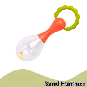 Maracas Baby Hand Teether With jhunjhuni CN -1pcs [Any Color]