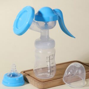 Manual Breastfeeding Pump 180ml Feeder ( Best Solution for Mother Milk Collection )- 1Pieces Without Box [Any Color]