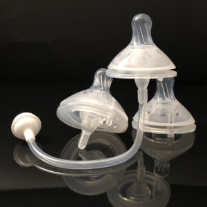 Wide Mouth 5cm Petals Lip Protection Breast Milk Real Feeling Pacifier Anti-flatulence Anti-collapse -1pcs