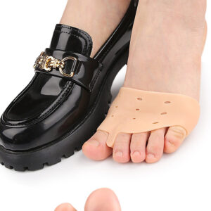 1pair Silicone Two Separator honeycomb pad toe overplayed bone with large bone heavy shock absorption female divided toe toe toes finger sleeve exterior overlapping separator