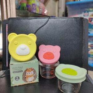 Baby Food Bowl Glass Fresh-keeping 120ml_140ml Max Storage Cooking Egg Bowl Baby Food Box Mini Portable Tableware Heat-resistant -1pcs