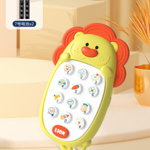 Mobile Phone With Battery Can Chew Baby Educational Early Education Artificial Model Kidsren 0 to 1 Years Old Telephone for Boys and Girls -1pcs (Any Color)