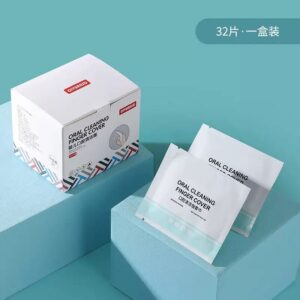 Infant Oral Cleaning Finger Cot Baby Toothbrush Gauze Toddler Newborn Baby Tongue Cleaner -1box